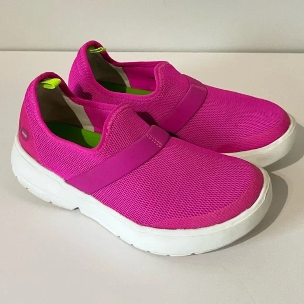 Oofos OOmg Low Recovery Eezee Orthotic Stretch Slip Ons Loafers Sneakers 37 6